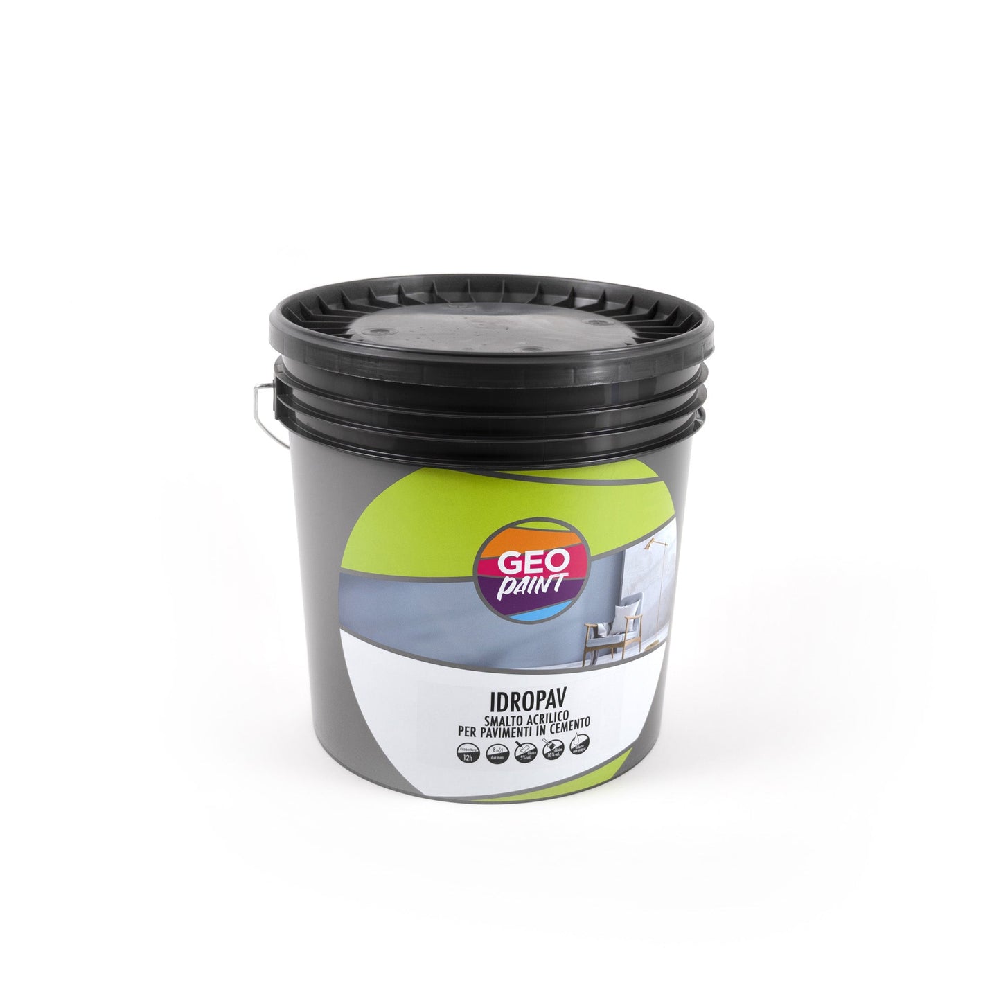 Idropav-Smalto-acrilico-semilucido-all-acqua-colorificio-GeoPaint