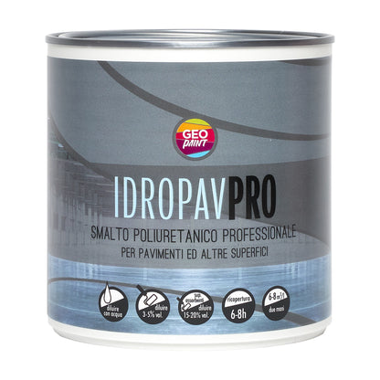 idropavpro- smalto poliuretanico professionale per pavimenti ed altre superfici geopaint 