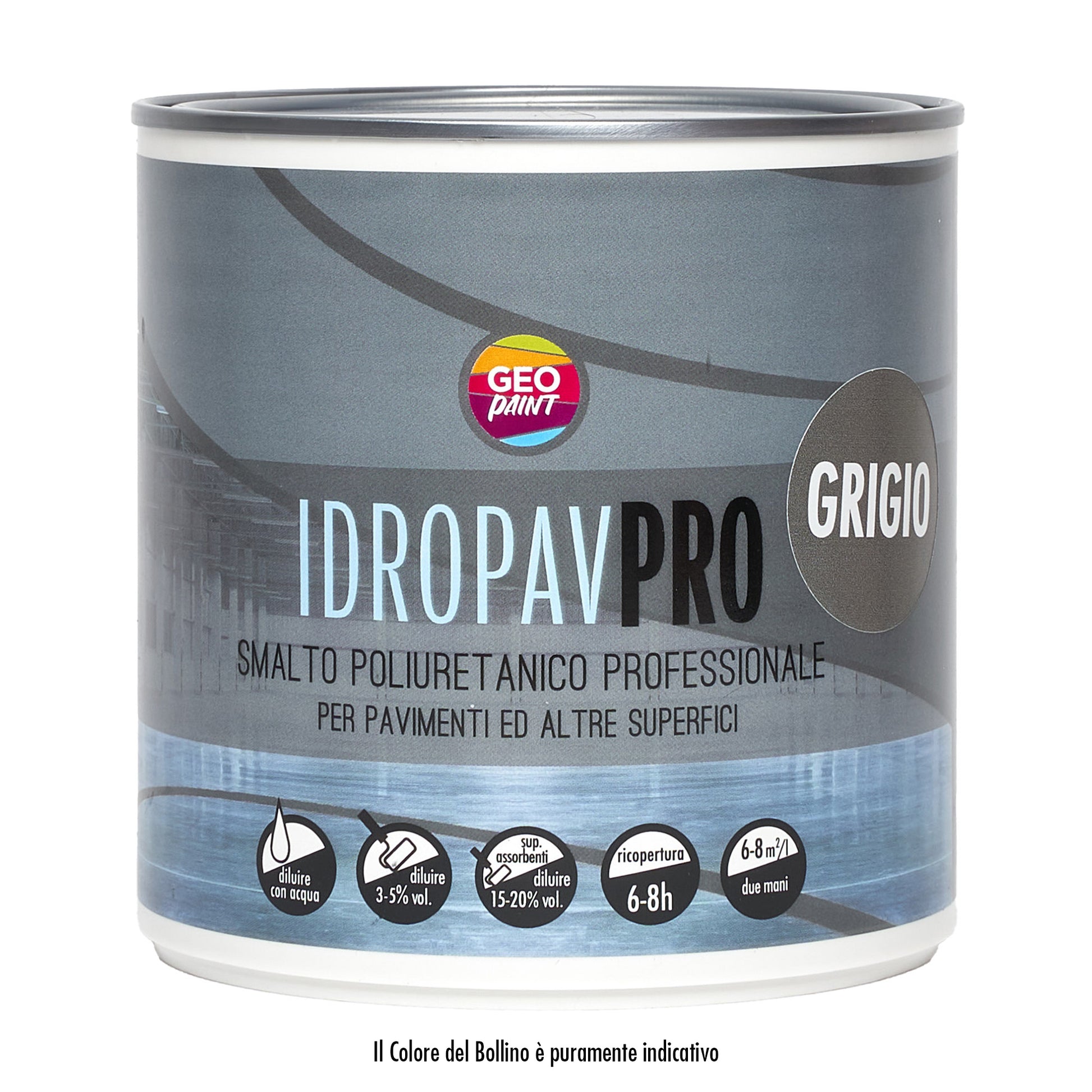 idropavpro- smalto poliuretanico professionale per pavimenti ed altre superfici geopaint 