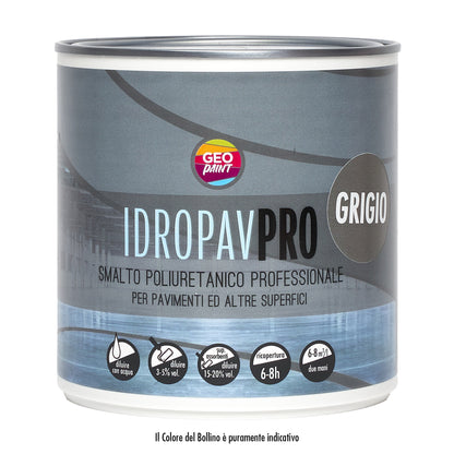 idropavpro- smalto poliuretanico professionale per pavimenti ed altre superfici geopaint 