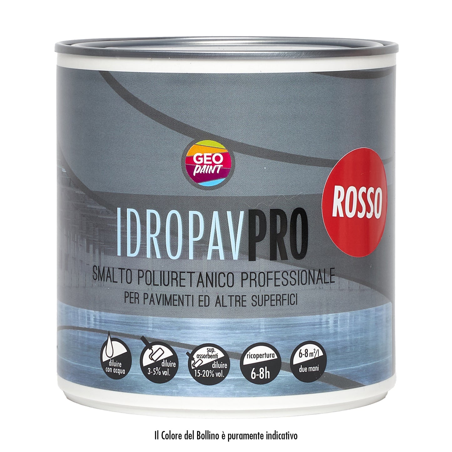 idropavpro- smalto poliuretanico professionale per pavimenti ed altre superfici geopaint 