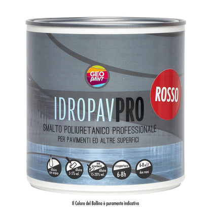 idropavpro- smalto poliuretanico professionale per pavimenti ed altre superfici geopaint 