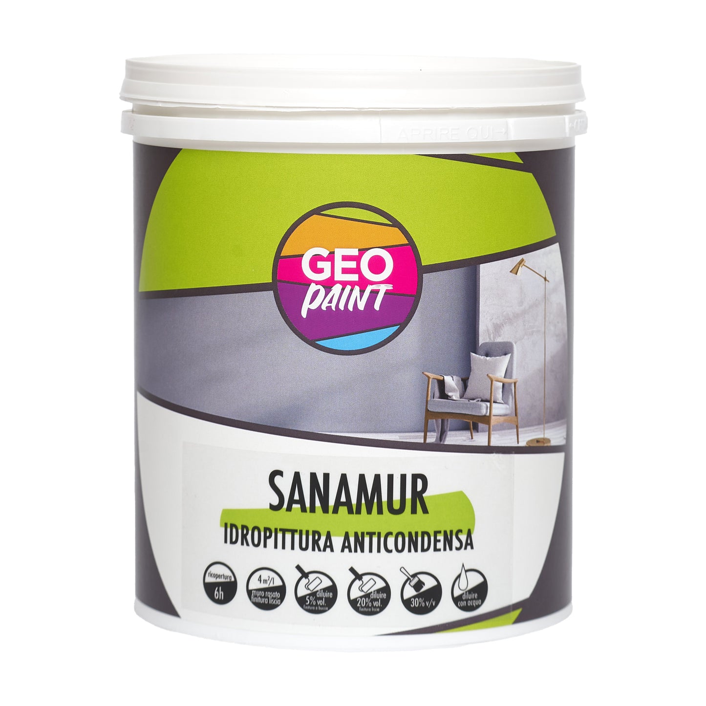 sanamur idropittura anticondensa colorificio geopaint