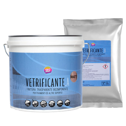 vetrificante finitura trasparente bicomponente per pavimento ed altre superfici geopaint colorificio genova